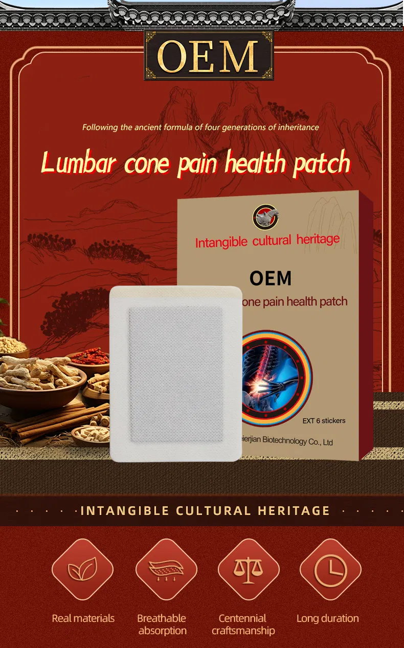 Chinese Medicine Lumbar Pain Relief Patch Hot Melt Adhesive Plaster Carrier