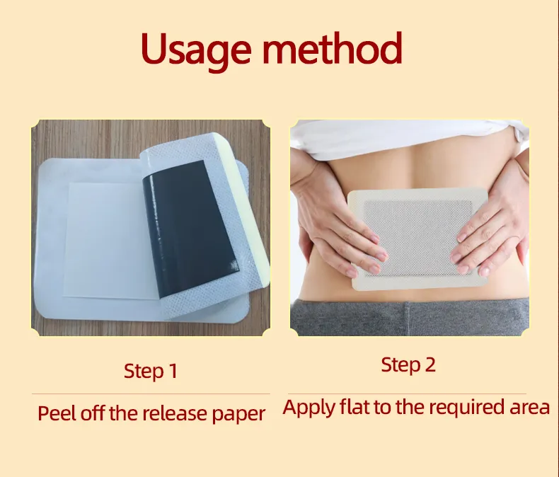 Chinese Medicine Lumbar Pain Relief Patch Hot Melt Adhesive Plaster Carrier