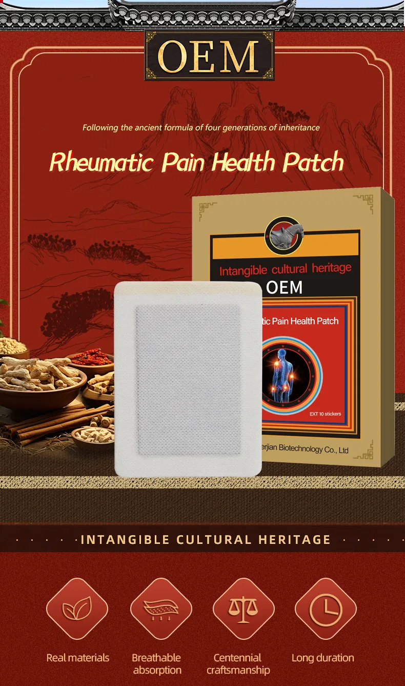 Herbal Extract Pain Relief Patch Rheumatoid Arthritis Treatment Plaster Pain Relief Patch