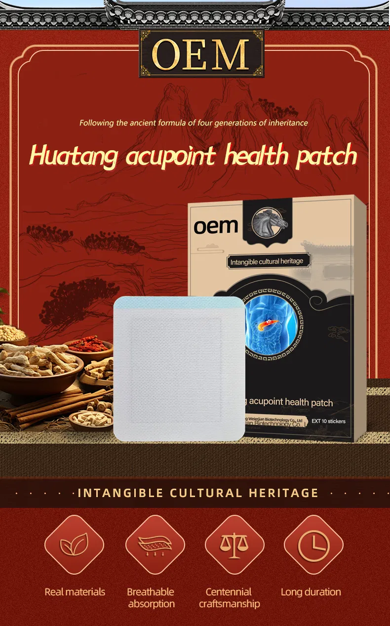 Herbal Prostate Health Patch to Relieve Pain and Difficulty Urinating