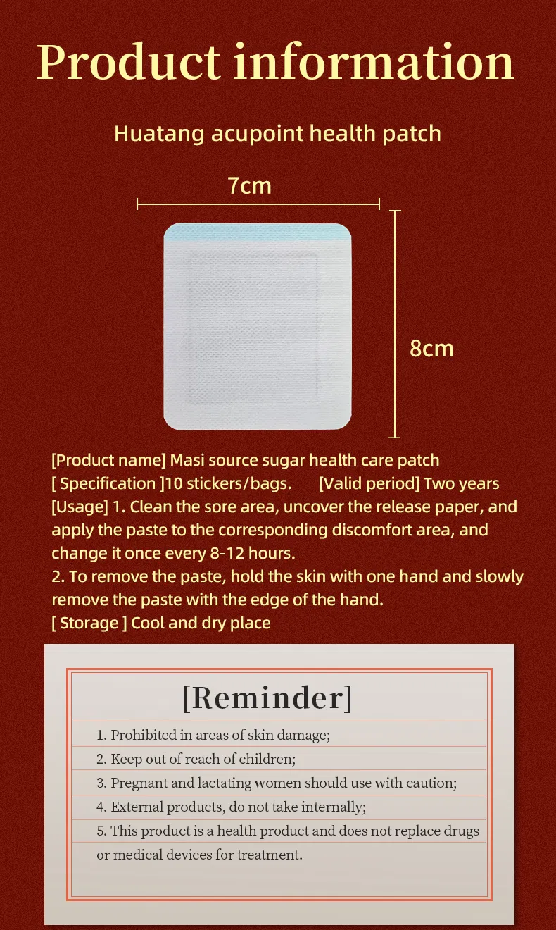 Herbal Prostate Health Patch to Relieve Pain and Difficulty Urinating