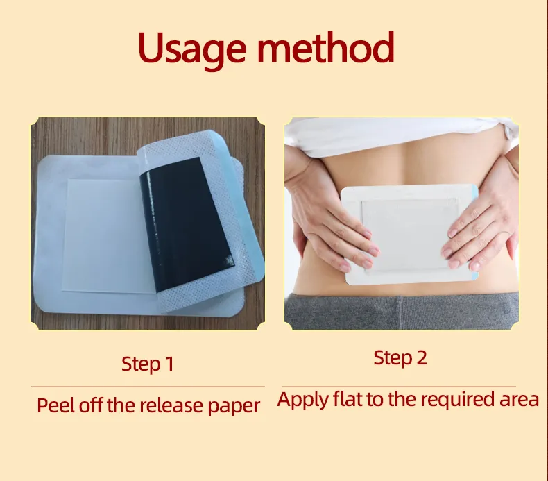 Herbal Waist Pain Relief Patch Hot Compress Relieves Muscle Pain and Swelling