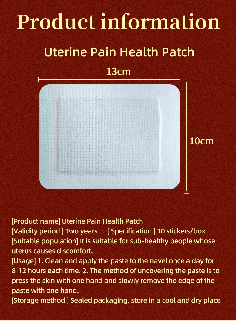 Women Health Care Products Effectively Reduce Cold Uterus Relieve Uterine Pain Menstrual Cramp Relief Heat Patch