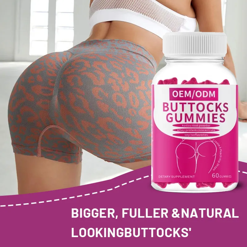 Butt Lift Sugar Free Vitamins Pectin Bbl Gummies Butt Booster Enlargement Supplement