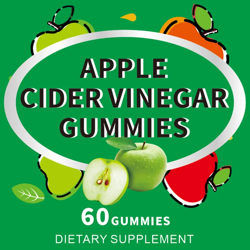 OEM Apple Cider Vinegar Gummies Vitamin Weight Loss Supplement Giant Gummy Bears