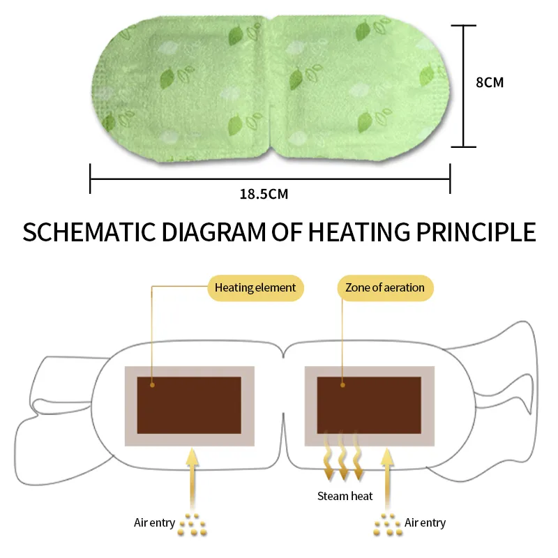 Health Products to Relieve Eye Diseases Self-Heating Steam Eye Mask Patch