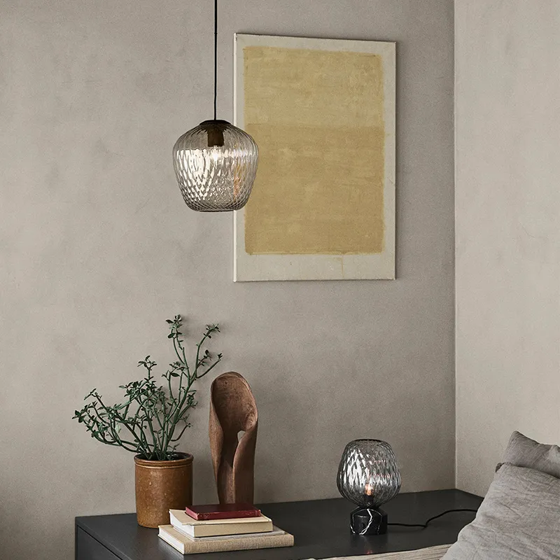 Glass Modern Lamp Round Glass Balls Pendant Light for Living Room Bedroom Hanging Lamp Pendant Light