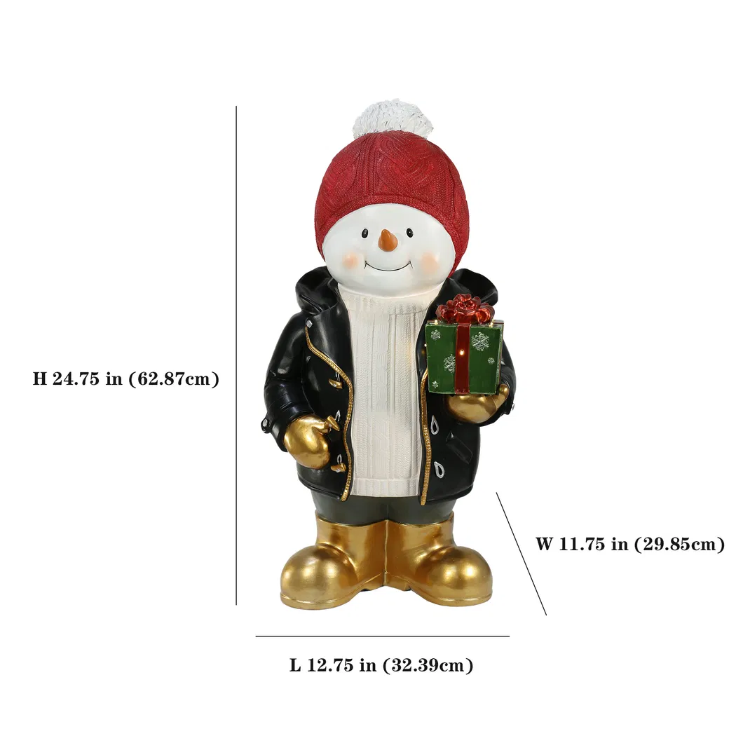 American-Style Santa Claus Doll Table Lamp Christmas Candlestick European-Style Resin Santa Claus Snowman Ornaments Do Old European-Style Christmas Table Lamp