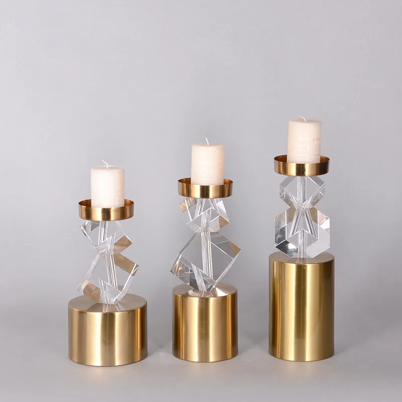 Candle Holder Decoration Decorating Candle Holders Nordic Model Room Soft Furnishings Home Accessories Gold Candle Stick Holder