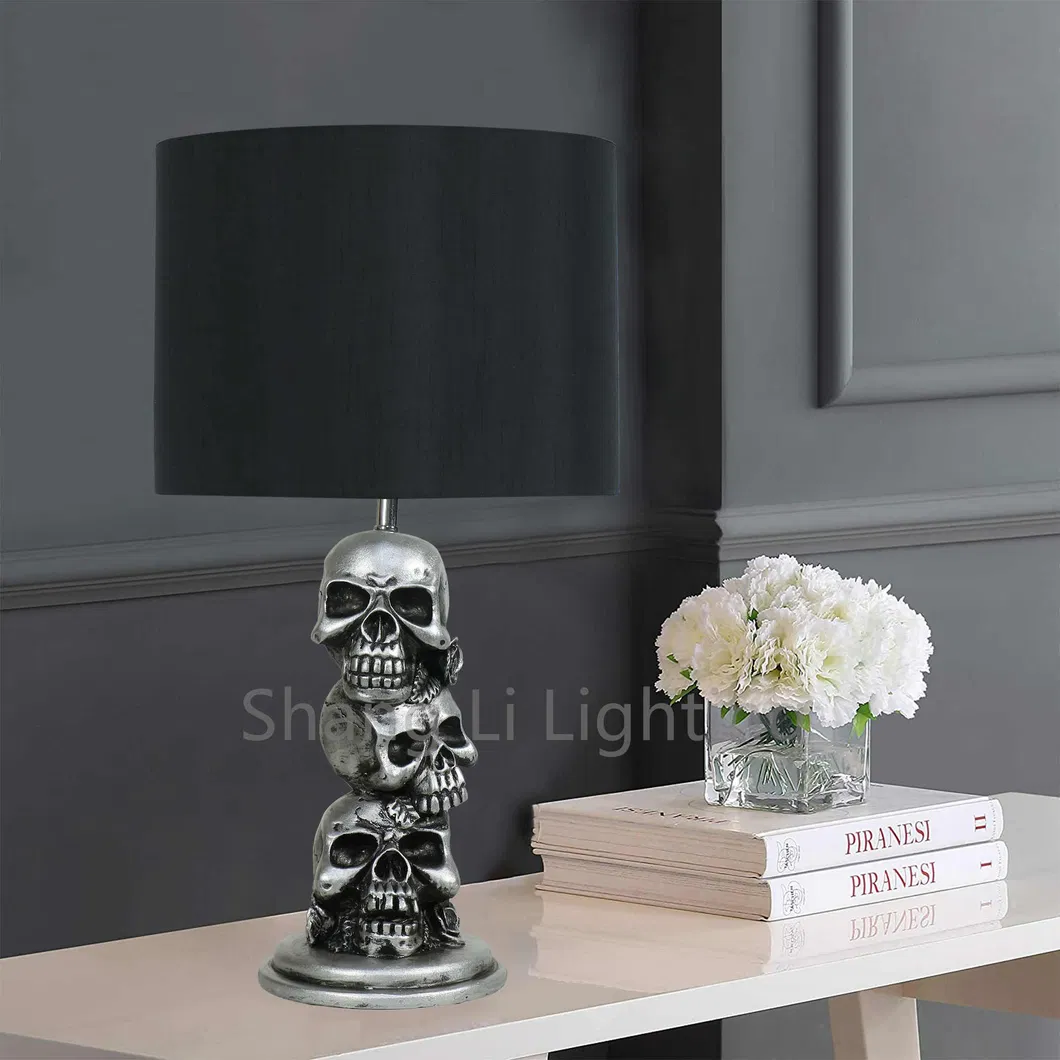 American Christmas Table Lamp Skull Table Lamp Personality Retro Table Lamp Decoration Handicraft Table Lamp Floor Lamp