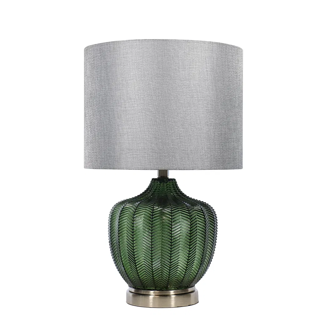 American Glass Table Lamp Green Table Lamp Bedside Table Lamps