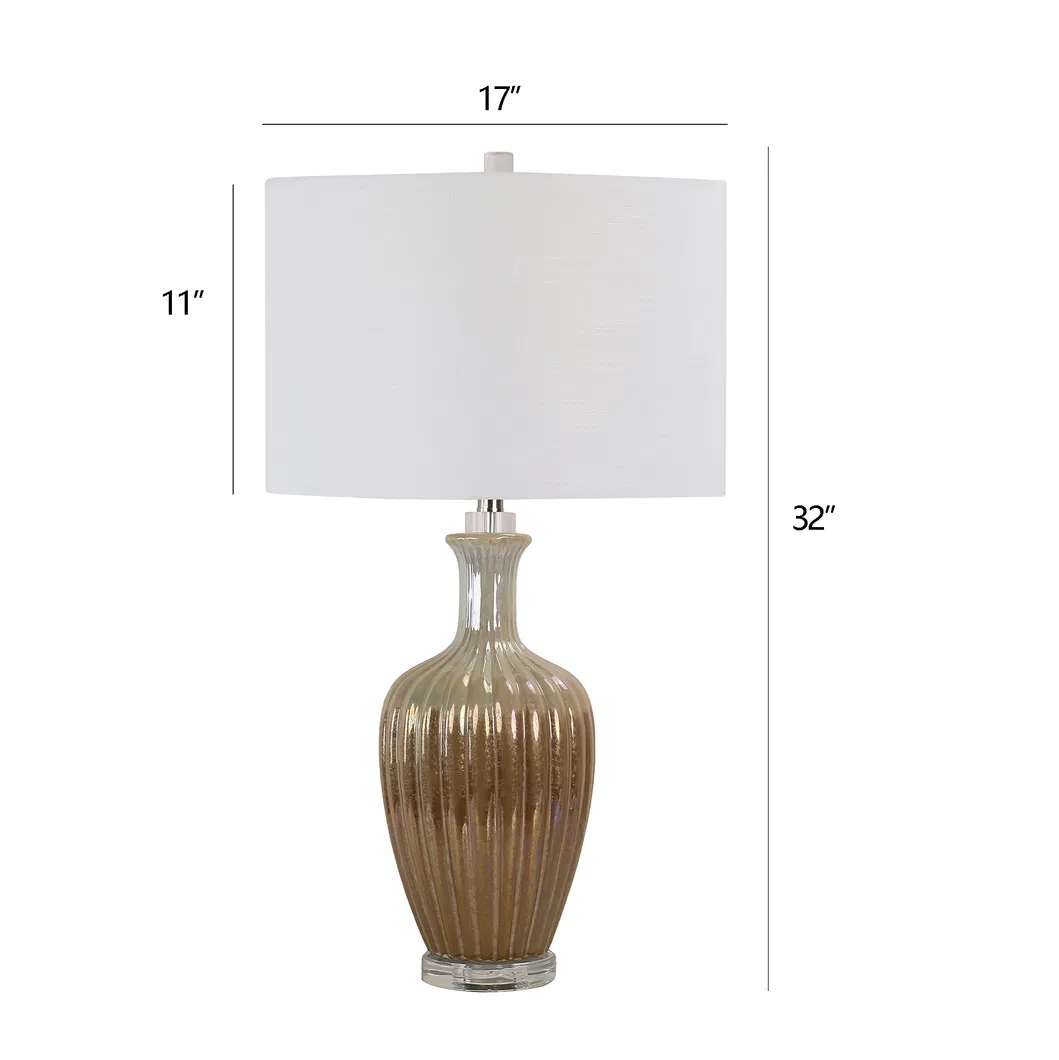 American Home Living Room Lamp Hotel Club Soft Gold Silver Table Lamp