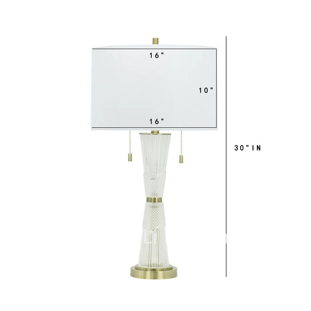 American Minimalist Crystal Table Lamp Postmodern Model Room Living Room Bedroom Bedside Hotel Table Lamp Floor Lamp