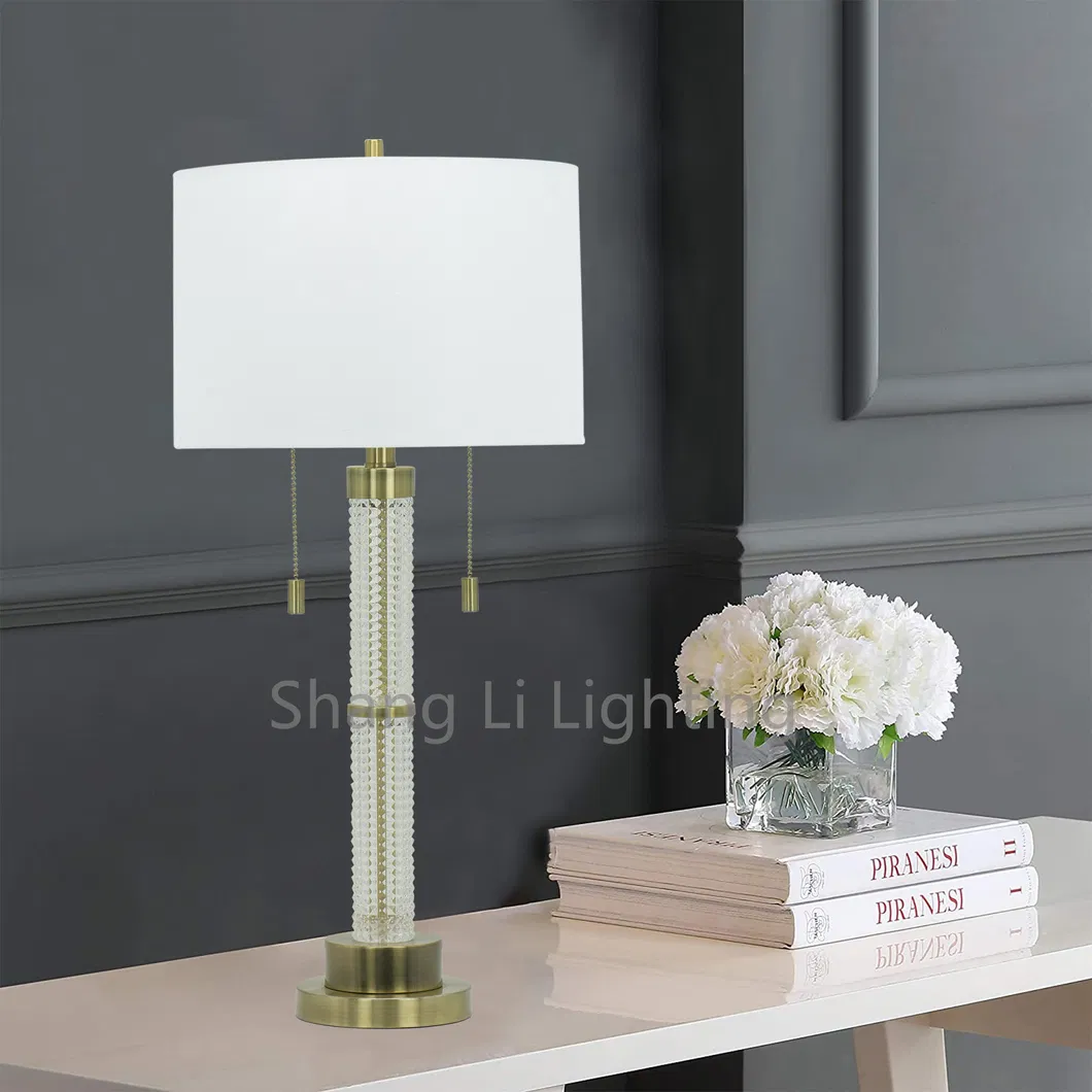 American Minimalist K9 Crystal Table Lamp Postmodern Model Room Living Room Bedroom Bedside Hotel Designer Soft Decoration Project