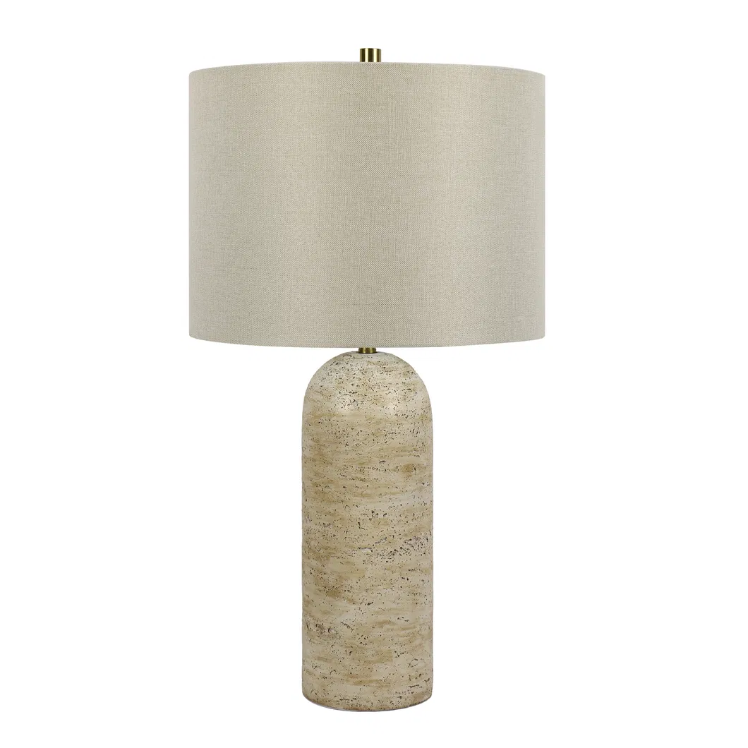 American Resin Table Lamp Faux Stone Effect Table Lamps