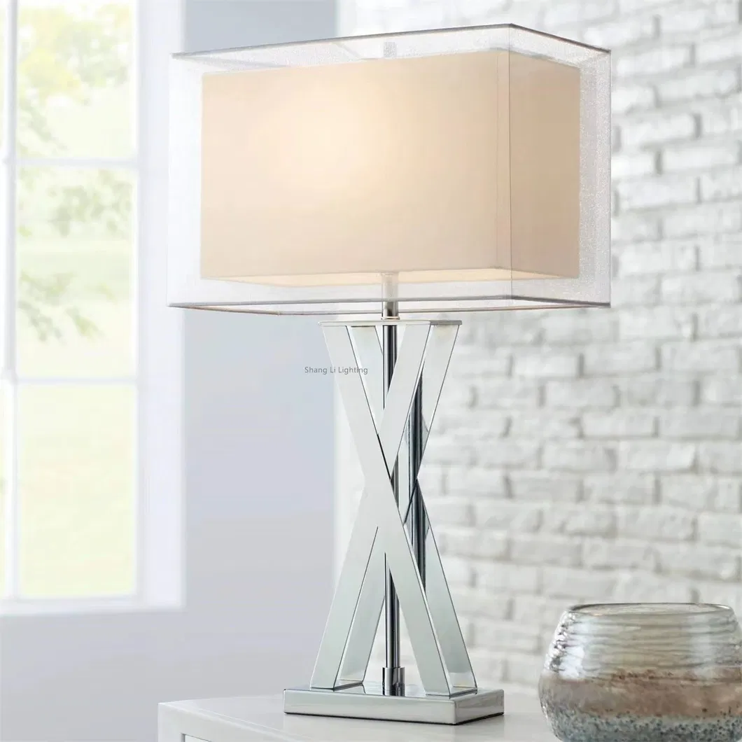 American Style Luxury Aluminum Metal E26 Floor Standing Lamp for Holiday Inn Hotel Living Room Table Lamp