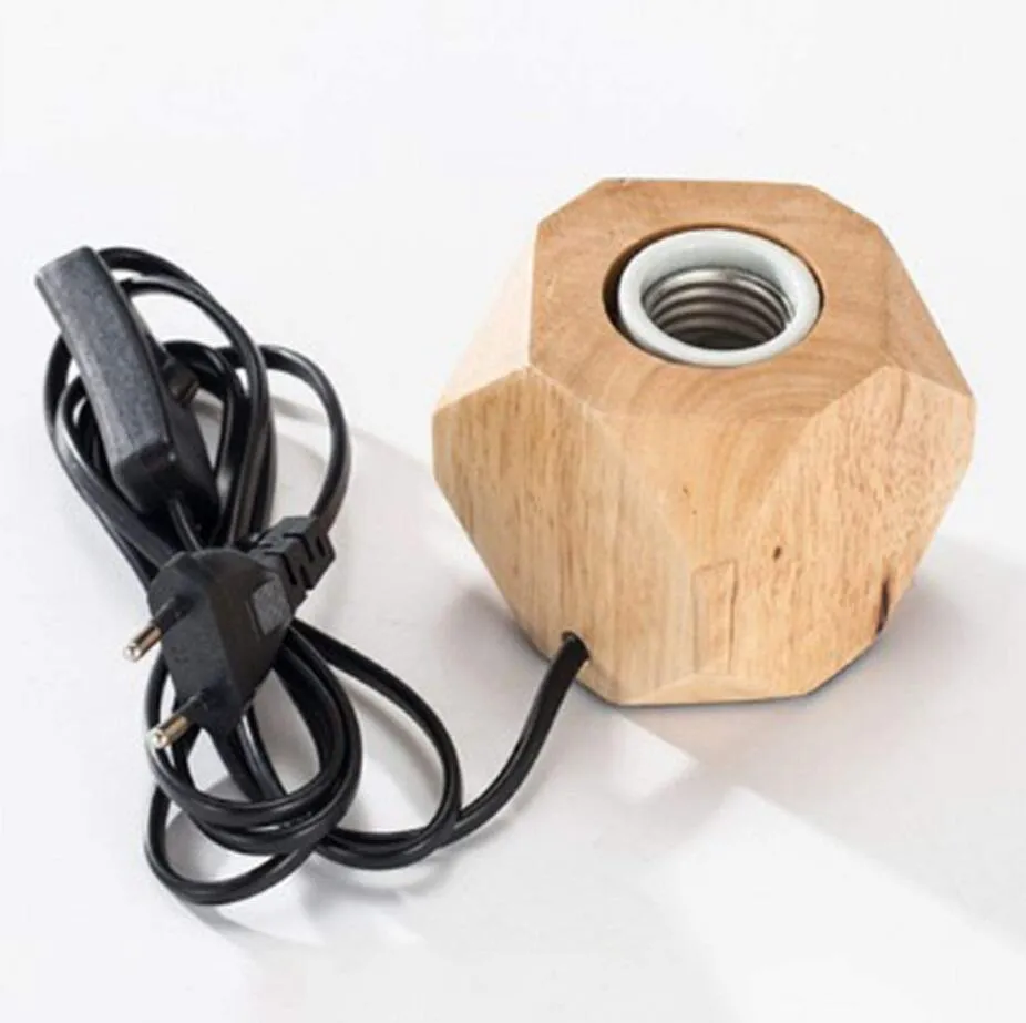 Cross-Border Small Lamp Students Eye Care Children Learn Mini Wood Decoration Bedroom Bedside Lamp