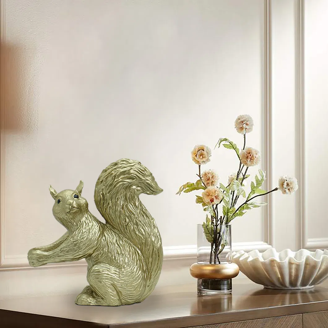 Cross-Border Squirrel Table Lamp Scandinavian Animal Lamps Living Room Dining Room Bedroom Clothing Shop Cartoon Resin Table Lamp