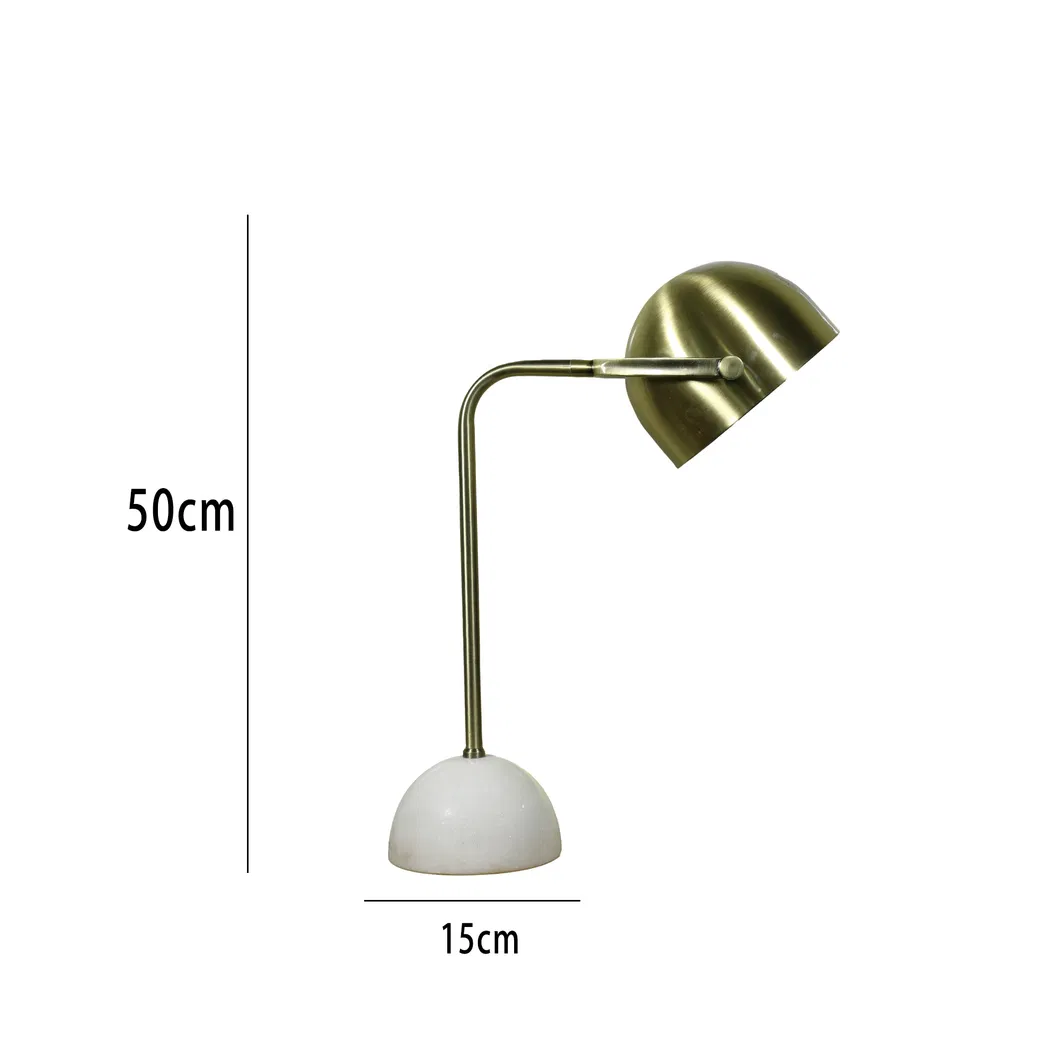 Domestic and Office Table Lamp Modern Decorative Luminous LED marble Desk Lamp for Study Room Bedroom