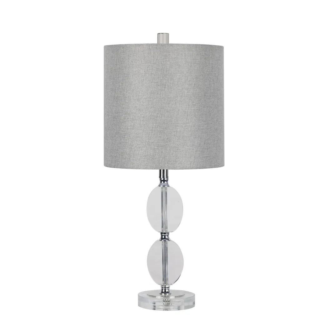 European Fine Glass Table Lamp Gray Decorative Table Lamps