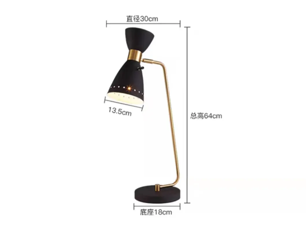 Hot Sales Modern Desk Metal Table Lamp for Living Bedroom LED Lamp