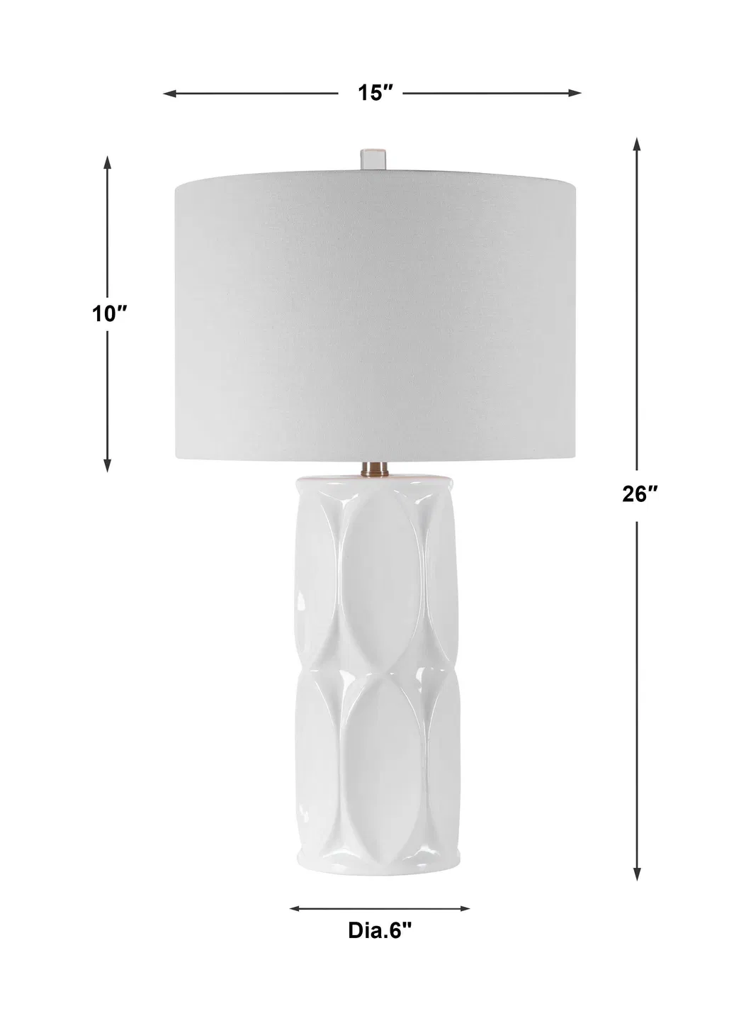 Light Luxury Table Lamp American Modern Italian Bedroom Bedside Lamp Designer Villa White Ceramic Table Lamp