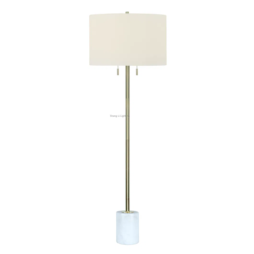 Modern Floor Lighting Bedroom Vertical Table Lamp Marble Study Decoration American Floor Lamp