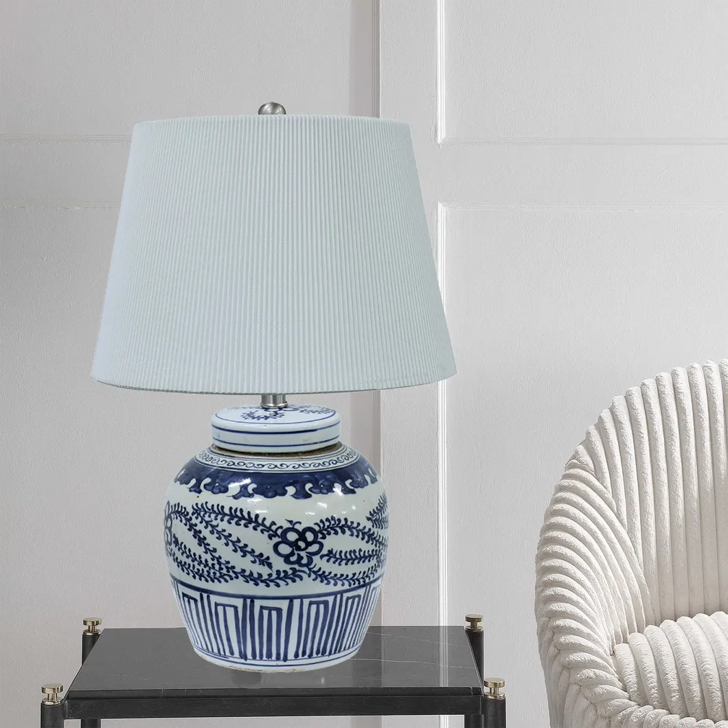 Multi-Scene Suitable for Retro Fashion Chinese Style Imitation Ceramic Lighting Table Lamp