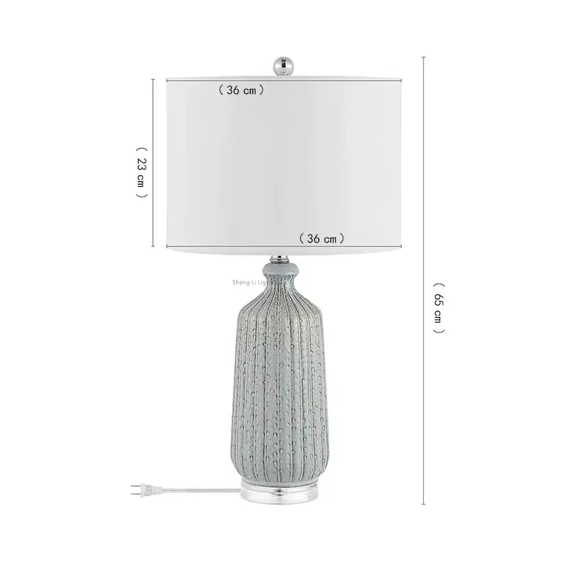 Restaurant Modern Bedside Decorative Unique Fruit Shape Accent White Ceramic Table Lamps