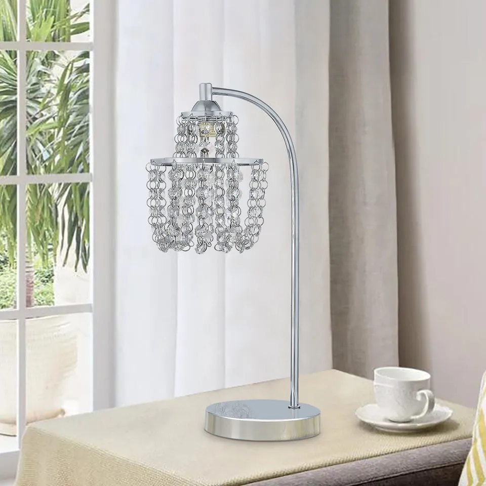 Small Crystal Beats Luxury Table Lamp Bedroom Modern Bedside Lamp Home Decor