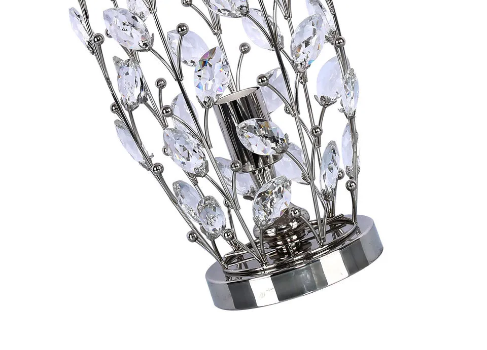 Table Lamp Style K9 Clear Crystals and Metal Popular Special Spray Design