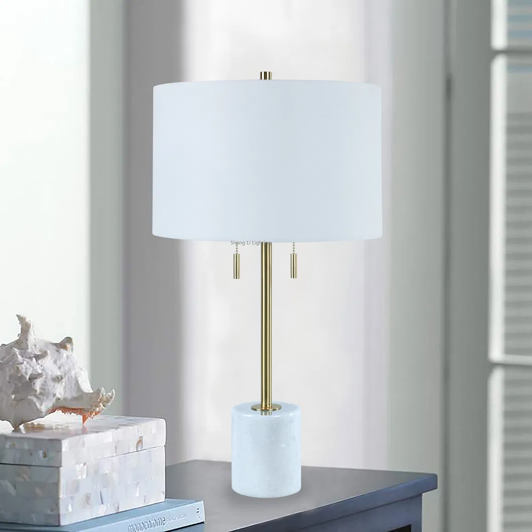 UL cUL Approved New Modern Hotel Decorative Floor Lamp with Marble Base Table Lamp