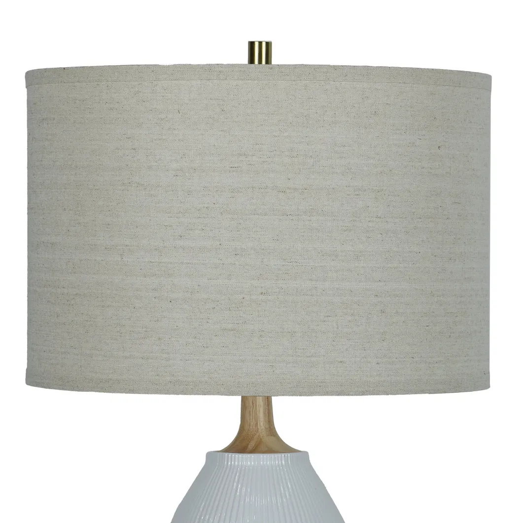 White Ceramic Lamp Table Lamp Decorative Bedside Lamp