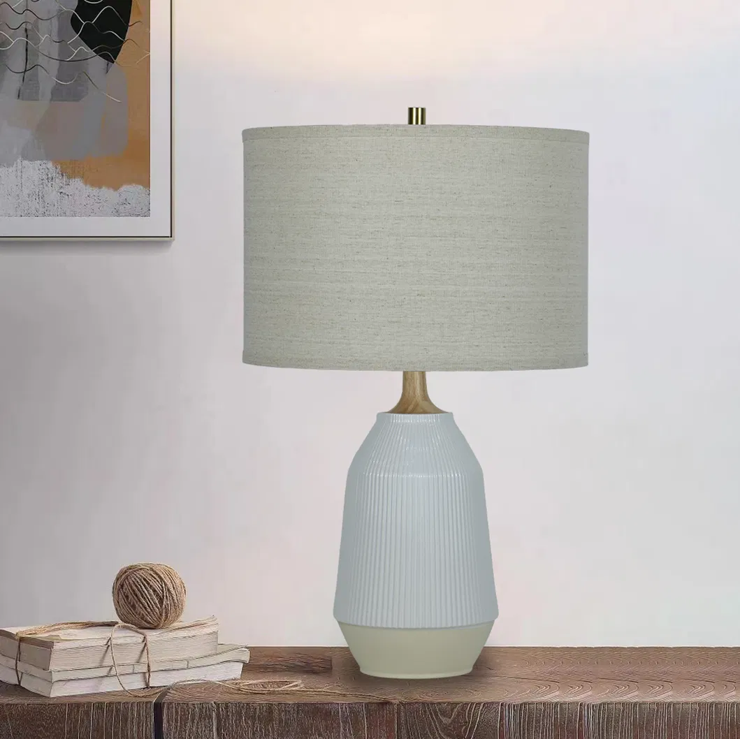 White Ceramic Lamp Table Lamp Decorative Bedside Lamp