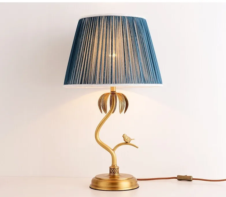 All Copper Desk Lamp Idyllic Study Villa Hotel Retro Lamp