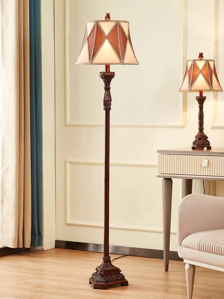 American Floor Lamp, Living Room Lamp Coffee Table, Household Bedside Floor Lamp