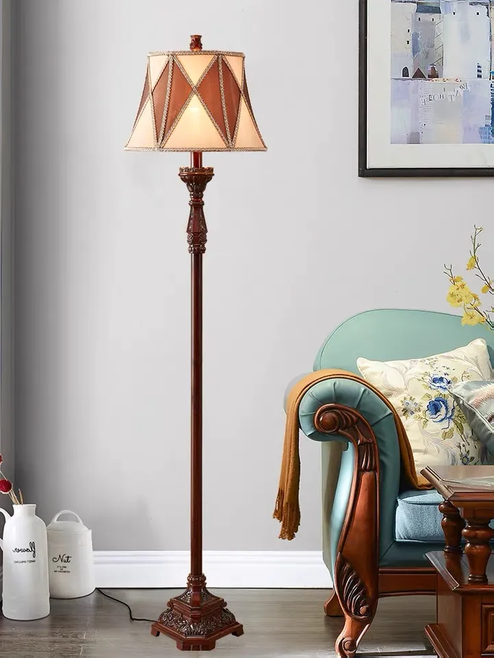 American Floor Lamp, Living Room Lamp Coffee Table, Household Bedside Floor Lamp