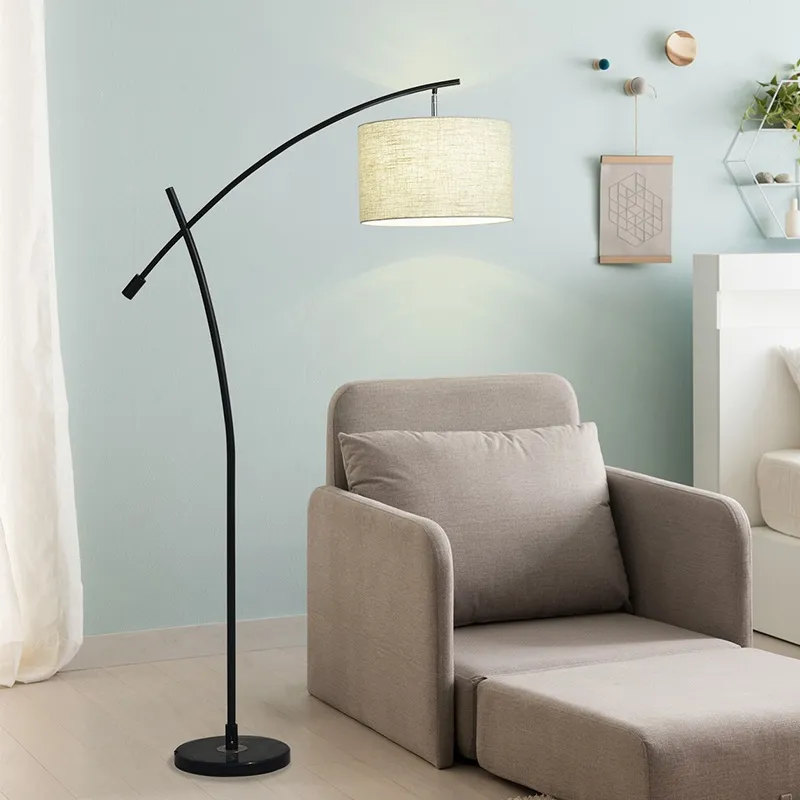 Apartment Iron Nordic Luxury Arc Floor Lamp Office Modern Light Decorative Standing Hotel Floor Lamp