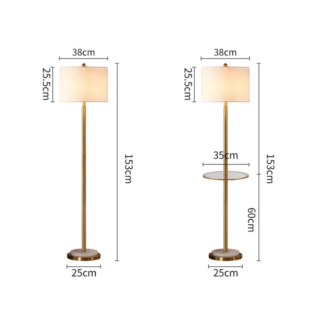 Modern Desk Floor Lamp Marble Standing Lamp Home Decoration Floor Lamp