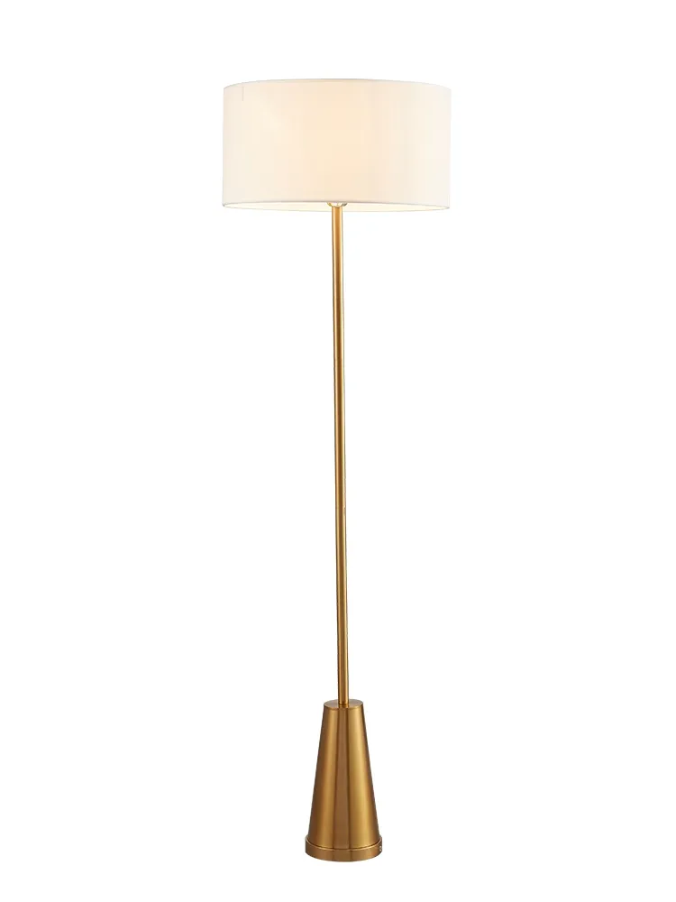 Modern Floor Lamp Stand Hotel Rooms Are Decorated with Golden Marble Floor Lamps