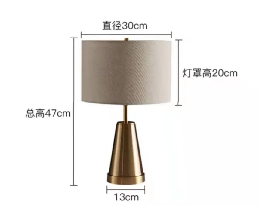 Modern Floor Lamp Stand Hotel Rooms Are Decorated with Golden Marble Floor Lamps