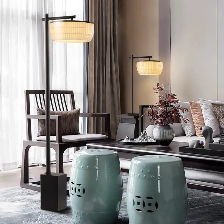 Modern New Chinese Style Floor Lamp Living Room Table Lamp