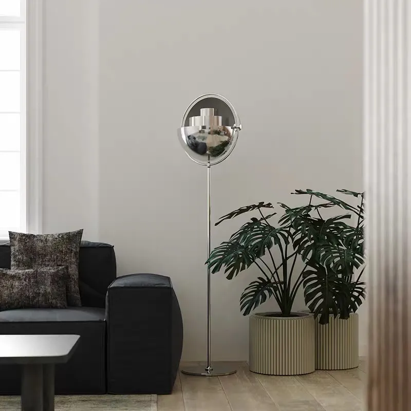 Modern Simple Living Room Sofa Side Floor Lamp Bedroom Exhibition Hall Villa Study Adjustable Classic Retro Floor Lamp