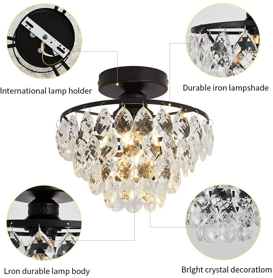 Modern and Luxurious Crystal Modern Ceiling Light