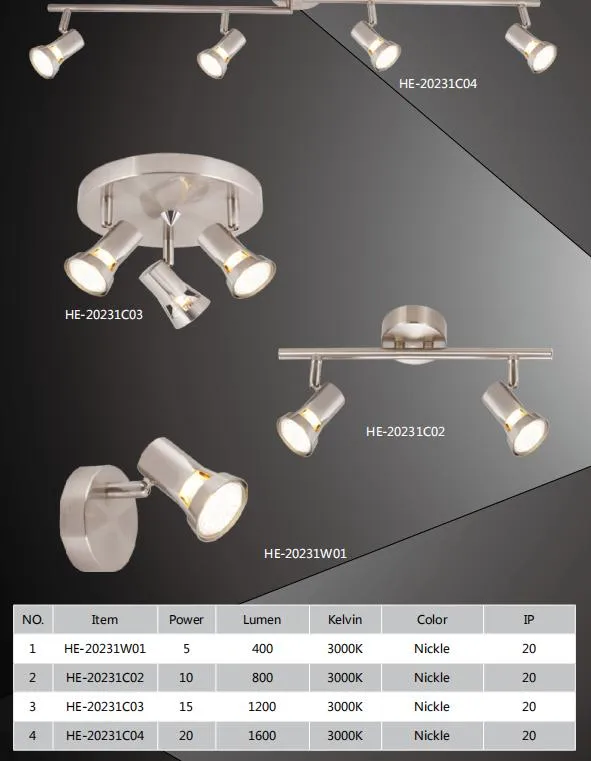 Nordic Magic Rail Installation Spot Light IP20 5W 15W 20W 30W COB LED Track Lamp