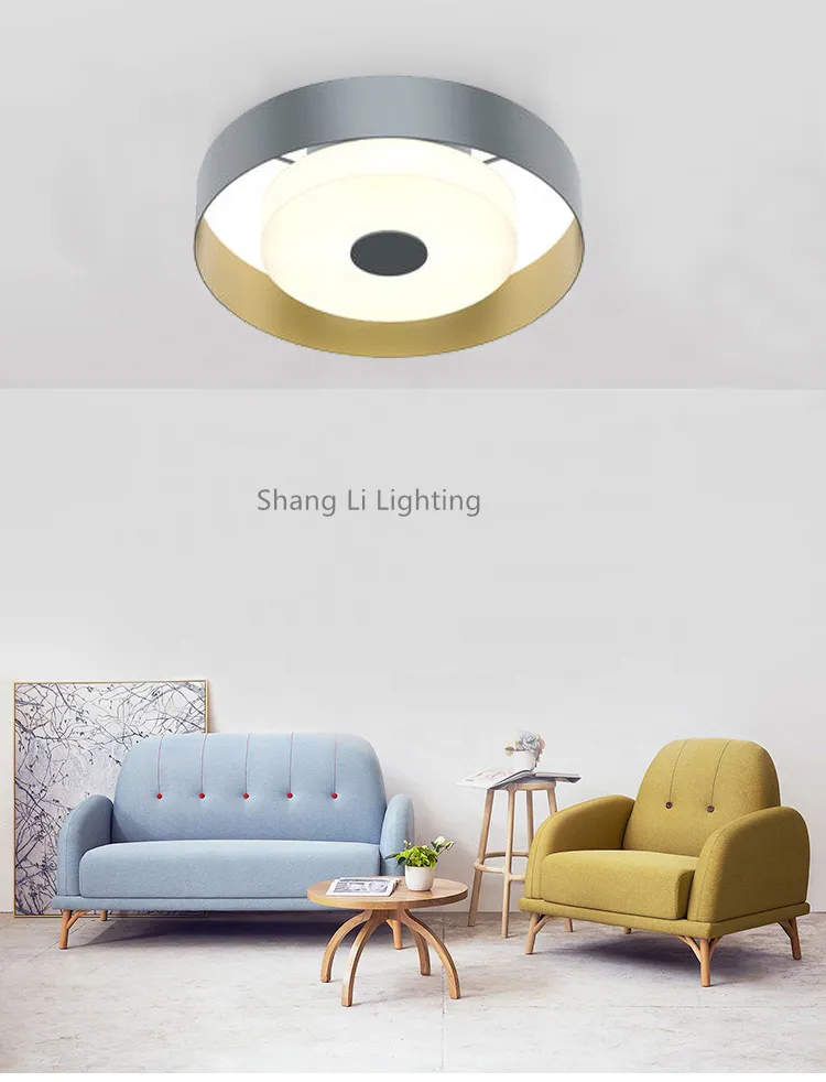 Round Aisle Light Entry Porch Light Simple Modern Creative Storage Room Balcony Bay Window Ceiling Light Nordic Lamps