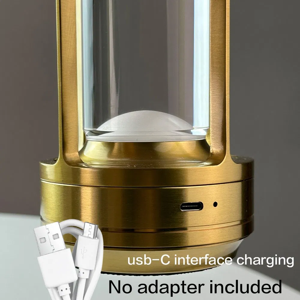 2024 Popular Camping Rechargeable Light Portable Modern Battery Desk Lamp