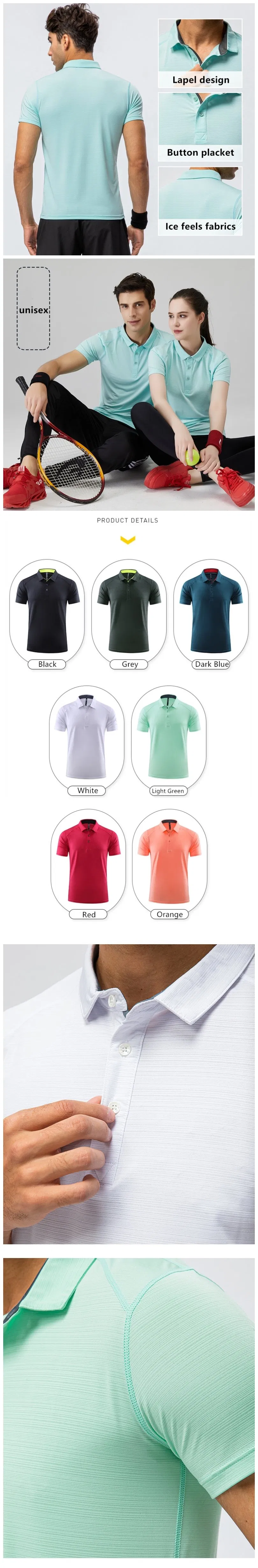 Xsunwing Customized Quickly Dry Fit Men Polo Shirt Recycled Plain Golf Short Sleeves T Shirt Sports Gym Wear Clothing Myel15003