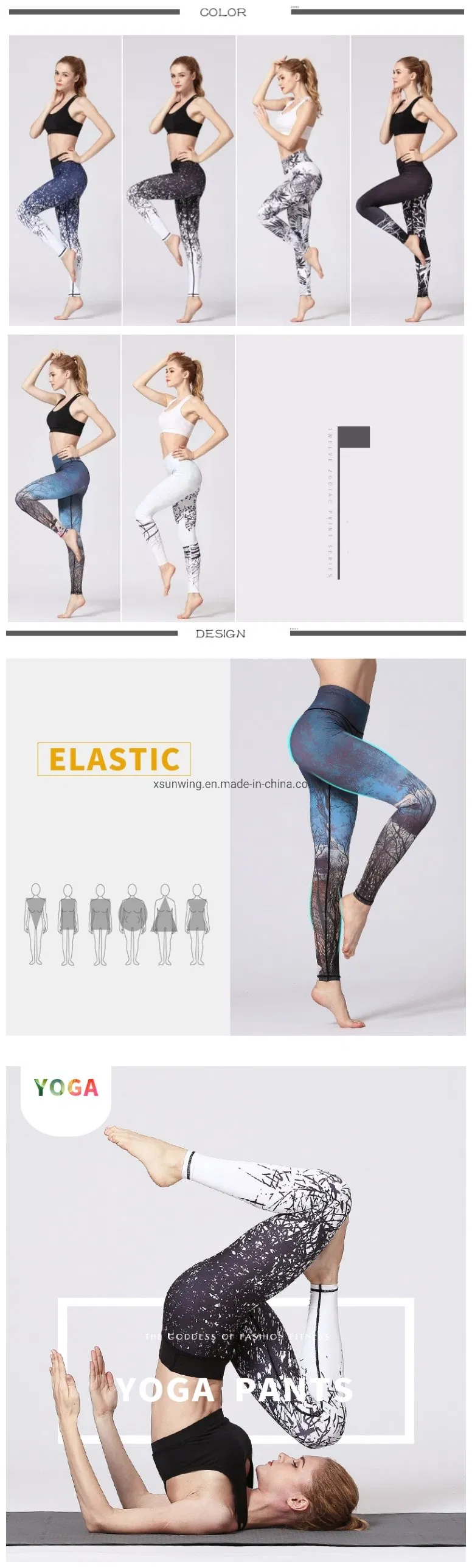 Xsuning Women Clothes Fancy Legging Honeycomb Butt Lift Super High Waist Tights Yoga Leggings