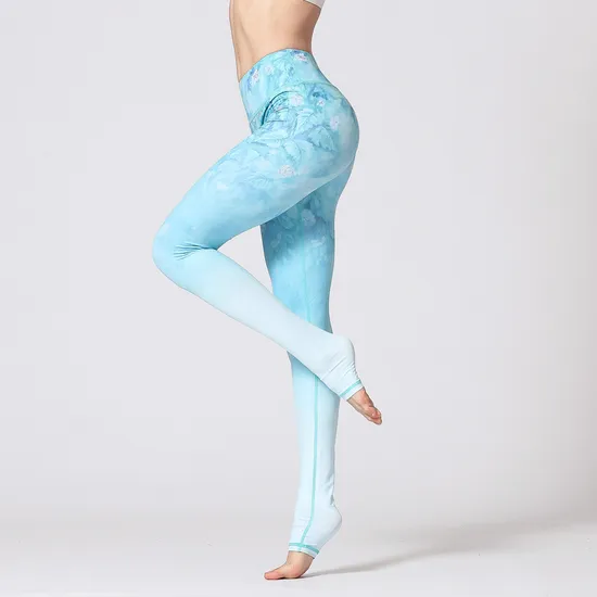 Wholesales Womens Factory Direct Supply Plus Size High Waist Tight Printed Yoga Pants Sports Gym Wear Leggings Wdq1023